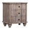 Homeroots 25" Brown Solid Wood Two Drawer Nightstand 701714 - alternate 8