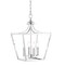 Jonathan Y Camden 13" 4-Light Iron Classic Midcentury Pendant Lantern, Chrome JYL7561B - alternate 1