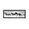 Homeroots Horses Rolling By Black Framed Print Wall Art 529962 - alternate 4