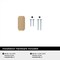 Amerock Socle 1-7/16 inch (37mm) Length Champagne Bronze Cabinet Knob, 10PK 10VMP37023CZ - alternate 2