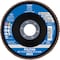 Pferd 4-1/2'' x 7/8'' A.H. POLIFAN Flap Disc - CO-FREEZE SG INOX, Ceramic oxide, 80 Grit, Conical 60812 - alternate 6