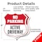 Signmission No Parking Shield Sign Active Driveway, 6 inch X 6 inch, Plastic Sign, 2PK SHI-P-2PACK-6-397 - alternate 3