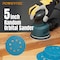 Powertec 5 in. 8-Hole Hook and Loop Diamond Shaped Sanding Discs, Assorted Grits 60/120/240, 30PK 44901N - alternate 6
