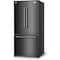 Black&Decker 18.0 French Door Refrigerator with handle and Ice maker - Black BRF1800GIMB - alternate 1