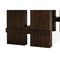 Homeroots 84" Dark Brown Wood Self-Storing Leaf Trestle Base Extension Dining Table 544748 - alternate 9