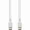 Add-On AddOn 3.0m (9.8ft) USB C Male to USB C Male USB 2.0 Sync and Charge White Cable USBC3MW - alternate 1