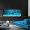 Edendirect 78 In 3D Electric Fireplace with Ultrasonic Humidifier, Remote & App Control, Adjustable LED Flames ZR-KS-200cm - alternate 7