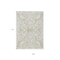 Homeroots 9' X 12' Beige And Ivory Damask Washable Indoor Outdoor Area Rug 614405 - alternate 5