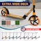 Outdoorcruiser Outdoor Cruiser Kick Scooter, Ages 6+, 240 LBS Max, Foldable, 8in. Wheels, Suspension, Orange OCTENS840 - alternate 5