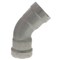 Viega MegaPress 45 elbow P1 1 P2 1 carbon steel zinc-nickel coating 25240 - alternate 2