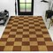 Jonathan Y Peater Classic Casual Commercial Natural Coir Natural/Red Checker 3 ft. x 5 ft. Area Rug NRF110A-3 - alternate 1