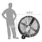 Maxx Air Portable Barrel Fan, 120 V, 2Speed, 5800 to 10,000 cfm Air, Red BF42BD - alternate 5