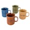 Gibson Home Thoughtful Morning 4 Piece 26 Ounce Stoneware Cup Set in Assorted Colors 127067.01 - alternate 1
