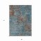 Homeroots 8' X 10' Teal Blue And Brown Abstract Washable Indoor Outdoor Area Rug 609397 - alternate 5