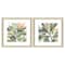 Homeroots Set Of Two Plant Life Gold Framed Wall Art, 2PK 649140 - alternate 1