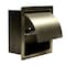 Alfi Brand PVD Brushed Gold Stainless Steel Recessed Toilet Paper Holder W/ Cover ABTPP77-BG - alternate 4