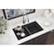 Elkay Quartz Classic 33" x 22" x 9-1/2" Equal Double Bowl Undermount Workstation Sink 4pc Kit Matte Black ELGU3322WOMB0 - alternate 6