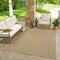 Homeroots 7' X 10' Beige and Brown Geometric Distressed Indoor Outdoor Area Rug 559076 - alternate 5
