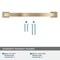 Amerock Candler 7-9/16 inch 192mm Center-to-Center Golden Champagne Cabinet Pull BP29350BBZ - alternate 2