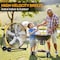 Edendirect 24in 3 Speeds High Velocity Internal Oscillating Barrel Floor Fan Yellow with 1/4 IR-FAN7807 - alternate 6