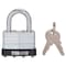 Prosource Padlock, Standard Shackle, 9/32 in Dia Shackle, 1-1/4 in H Shackle, Steel Shackle, Steel Body HD00028-3L - alternate 1