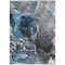 Homeroots 5' X 8' Ivory Blue and Gray Abstract Washable Non Skid Indoor Outdoor Area Rug 559428 - alternate 7