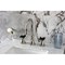 Kingston Brass Widespread Bathroom Faucet with Brass Pop-Up, Polished Nickel KS2986PKX - alternate 4