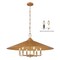 Z-Lite Rialto 6 Light Pendant, Signature Gold/Signature Gold, 32 In W x 16.5 In H 1953-32SGD - alternate 1