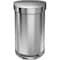 Simplehuman 12 gal Round Step-On Can, Brushed, Stainless Steel, 15.7 in CW2030 - alternate 1