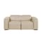Homeroots 77in Cream and Brown Italian Leather Power Reclining Loveseat With Storage 720544 - alternate 1
