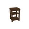 Homeroots 28" Dark Brown Solid Wood Nightstand 548317 - alternate 1