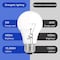 E Energetic Lighting A19 LED Light Bulb, 40W Equiv. 5W, Non-Dimmable, 450lm, 5000K daylight, E26 Medium Base, ETL Listed, 24PK YGA03C70-5W-850-24P - alternate 4