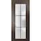 Sartodoors Sliding Pocket Door with Frosted Tempered Glass Planum 2122 32x96 Solid Core Modern Interior PLANUM2122PD-CA-32 x 96 - alternate 1