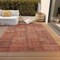 Homeroots 9' X 12' Salmon Copper And Gray Patchwork Washable Indoor Outdoor Area Rug 581615 - alternate 3