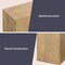 Alaterre Furniture Stockyard Solid Wood Console Table 56 in Modern Farmhouse Entryway Table AFTBL-020 - alternate 6
