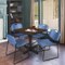 Regency Square Kobe Breakroom Table W/ 4 Zeng Stack Chairs, 42 in W, 42 in L, Neo Walnut TKB4242NW44BE - alternate 4