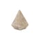 Homeroots 3" Brown Solid Wood Pyramid Decorative Sculpture 635610 - alternate 4