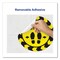 Avery Social Distancing Floor Decal, 10.5 in. dia, Please Wait Here, Yellow/Black Face, Black Graphic, 5PK 83020 - alternate 6