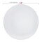 Smarty Had A Party 7.5" White w/Silver Rim Organic Round Disposable Plastic Appetizer/Salad Plates (120 Plates), 120PK 937WHS-CASE - alternate 5