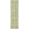 Homeroots 8' Runner Artichoke Green Oriental Washable Non Skid Indoor Outdoor Runner Rug 563737 - alternate 7