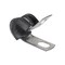 Auveco 1/4in Steel Clamp with Neoprene Jacket, 10PK 20502 - alternate 1