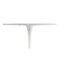 Homeroots 32" White Metal Dining Table 520866 - alternate 9