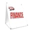 Signmission We Finance, 36 Inch x 24 Inch A-frame Yard Sign, Plastic Sign SBC-2436-We Finance - alternate 1