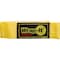Wrap-It Quick-Straps 12'' Yellow Weatherproof Hook & Loop Strap 100-BS-12YE - alternate 4