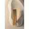 Troy Lighting Jura Integrated LED Wall Sconce by Chandler McLellan, Ceramic Rustic Shell, 10 In x 14.5 In B3915-PBR/CRH - alternate 7