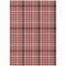 Homeroots 10' X 14' Red Black And Ivory Plaid Washable Indoor Outdoor Area Rug 601517 - alternate 6