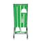 5S Supplies Housekeeping Shadow Board Broom Station V14, Green / White, Broom, No Text HSB-V14-GREEN/WHITE-BO-NO TEXT - alternate 1