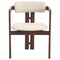 Leisuremod Velo Series Modern Dining Chair in Walnut Color Wood with Taupe Seat, 2PK VCWN-51TP-2 - alternate 5