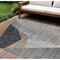 Homeroots 10' X 14' Taupe Beige And Gray Abstract Washable Indoor Outdoor Area Rug 582877 - alternate 1