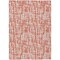 Homeroots 9' X 12' Coral Pink And Ivory Abstract Washable Indoor Outdoor Area Rug 602561 - alternate 6